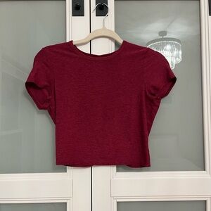 Beyond Yoga Featherweight Let Go Twist Back - Bordeaux Heather